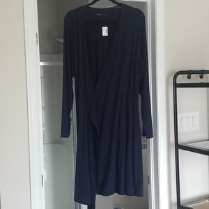 Reitmans dark Navy Jersey wrap dress NWT